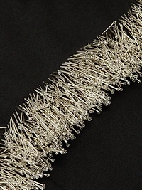 Dua Beaded Fringe Mini Skirt