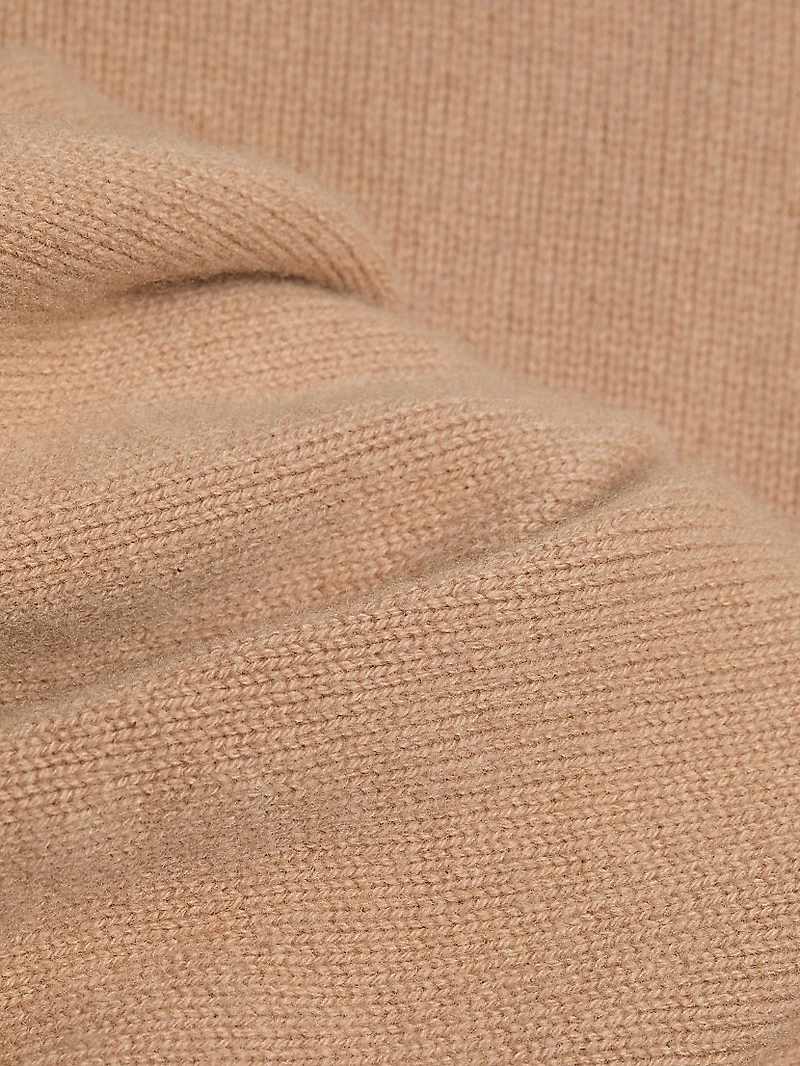 Hathaway Wool-Cashmere Shawl Midi-Dress