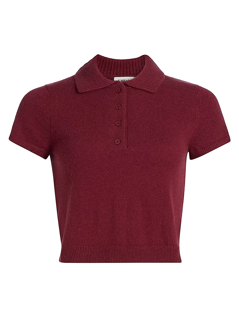 Twila Cashmere Polo Shirt