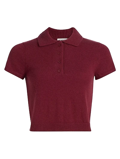 Twila Cashmere Polo Shirt