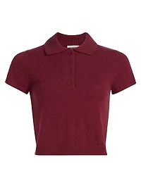 Twila Cashmere Polo Shirt
