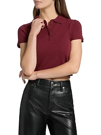 Twila Cashmere Polo Shirt