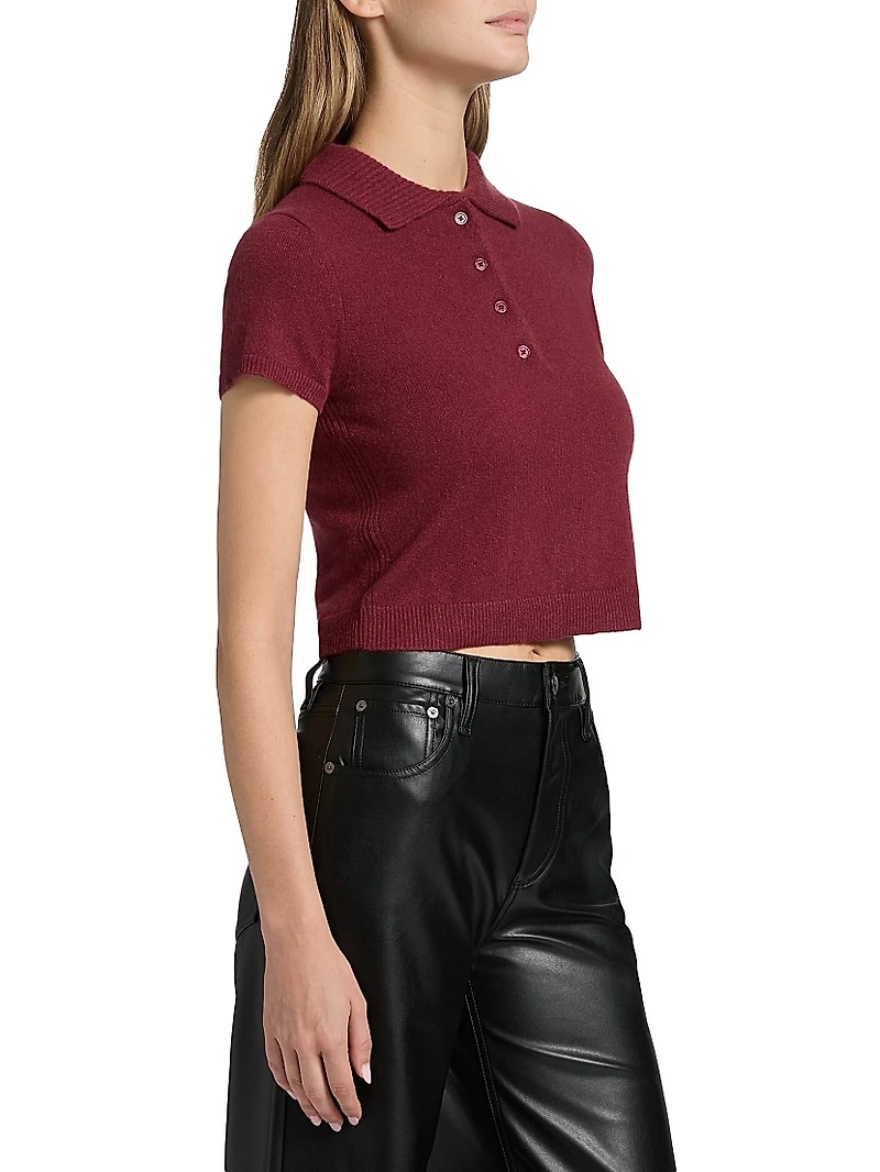 Twila Cashmere Polo Shirt