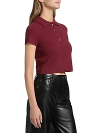 Twila Cashmere Polo Shirt