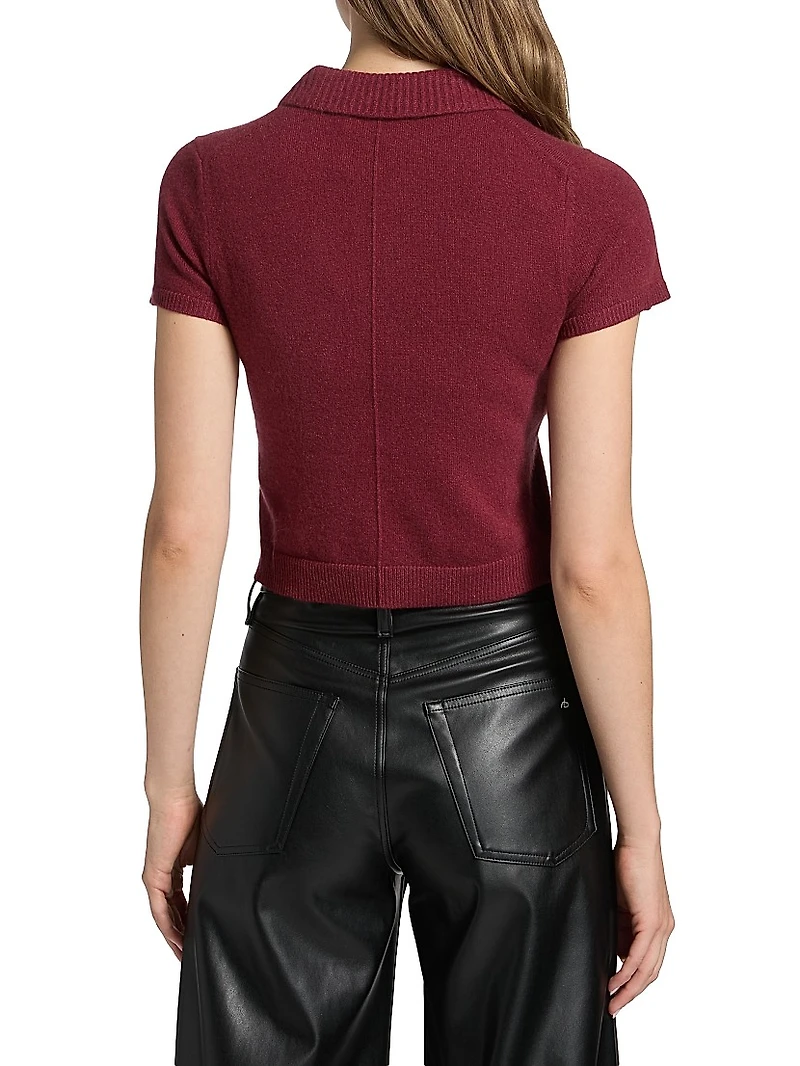 Twila Cashmere Polo Shirt