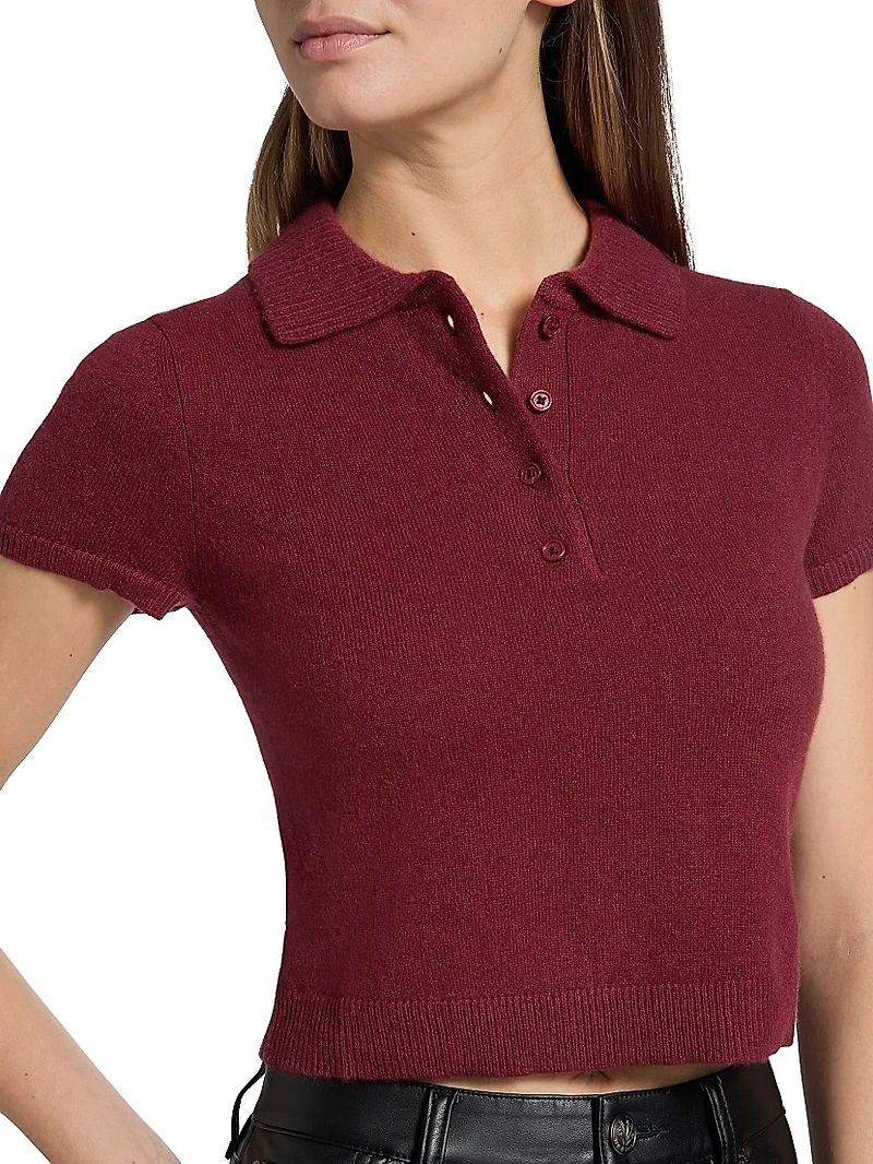 Twila Cashmere Polo Shirt