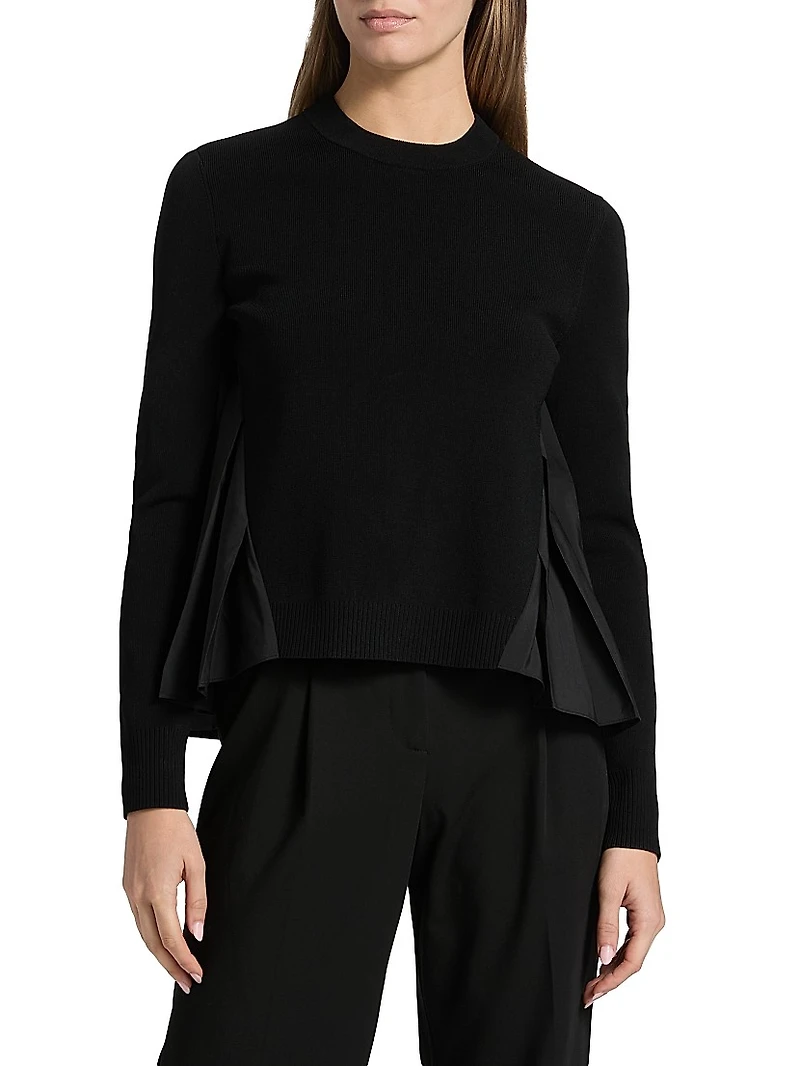 Elanore Mixed-Media Sweater