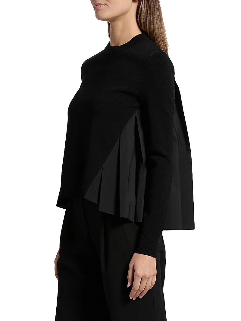 Elanore Mixed-Media Sweater