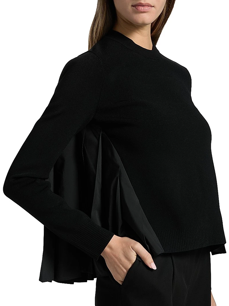 Elanore Mixed-Media Sweater