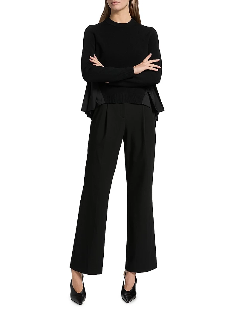 Elanore Mixed-Media Sweater