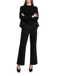 Elanore Mixed-Media Sweater