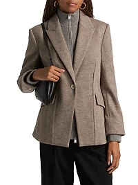 Auden Knit Combo Blazer
