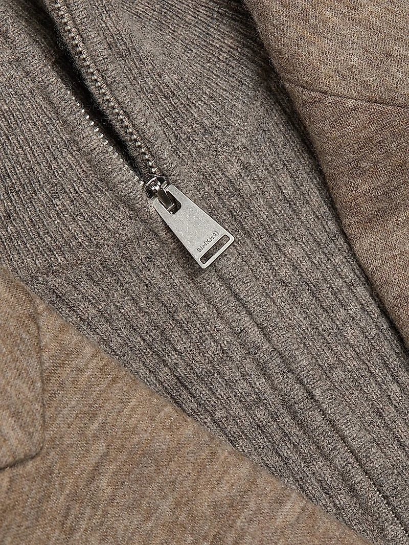 Auden Knit Combo Blazer