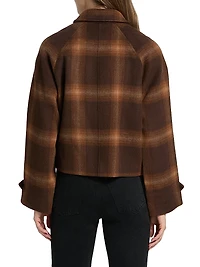 Colby Plaid Boxy Wool Jacket