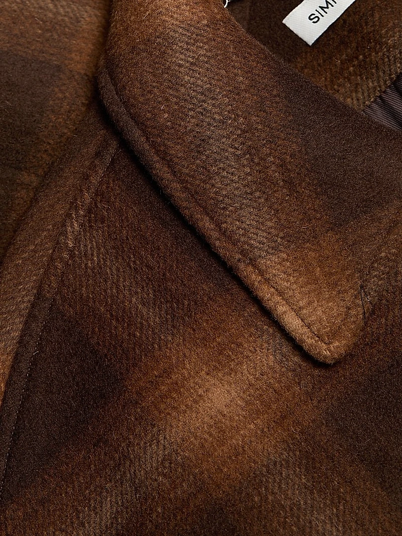 Colby Plaid Boxy Wool Jacket