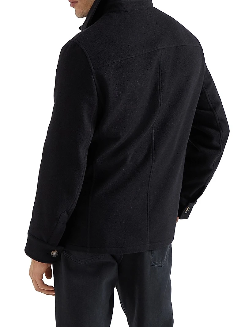 Lightweight Water Resistant Cashmere Safari Jacket