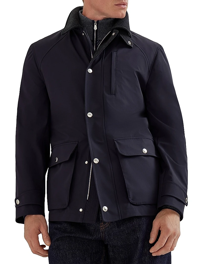 Stretch Bonded Nylon Field Jacket
