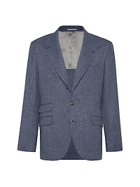 Wool, Cashmere and Silk Cavalry Deconstructed Cavallo Blazer