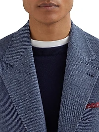 Wool, Cashmere and Silk Cavalry Deconstructed Cavallo Blazer