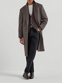 Cashmere Flat Rib Cardigan with Metal Buttons