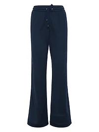Comfort Cotton and Silk Interlock Wide Trousers