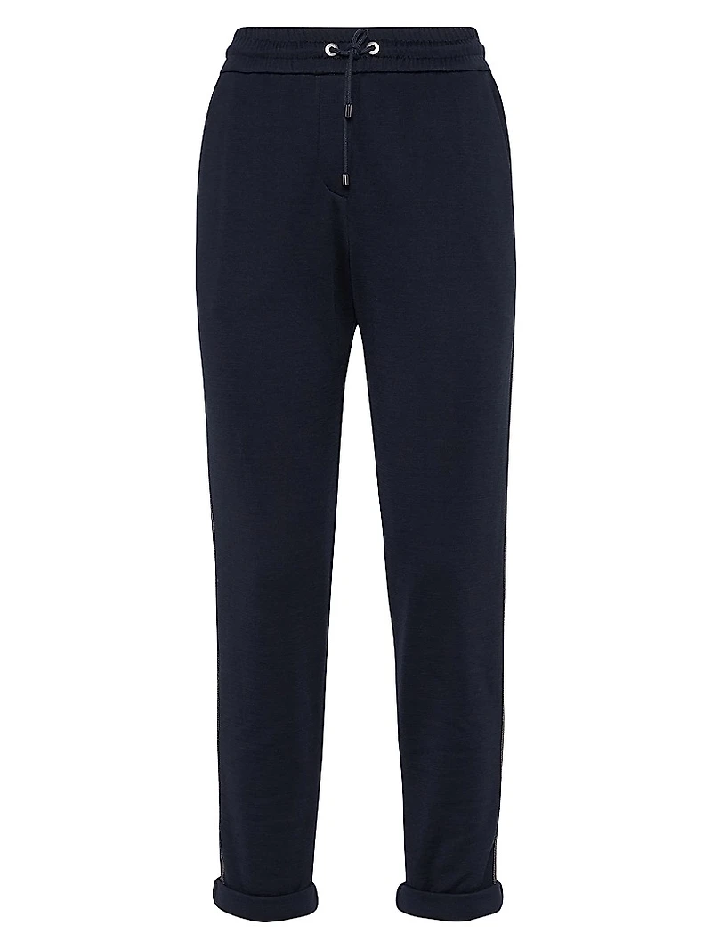 Comfort Cotton and Silk Interlock Trousers