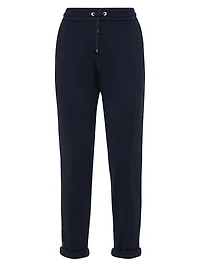 Comfort Cotton and Silk Interlock Trousers