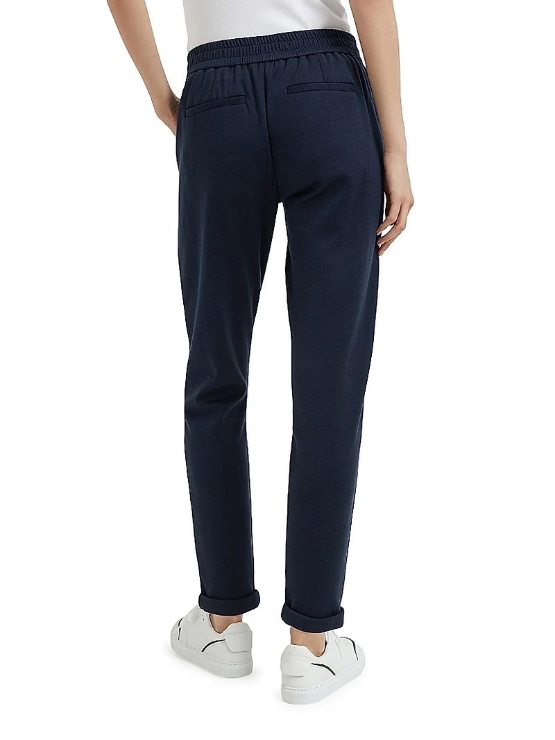 Comfort Cotton and Silk Interlock Trousers
