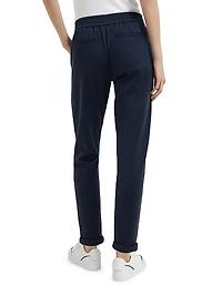 Comfort Cotton and Silk Interlock Trousers