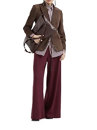 Virgin Wool, Cashmere and Silk Knit Trousers