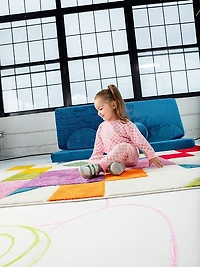 Baby Girl's 2-Piece Checkerboard Fleece Sweatsuit