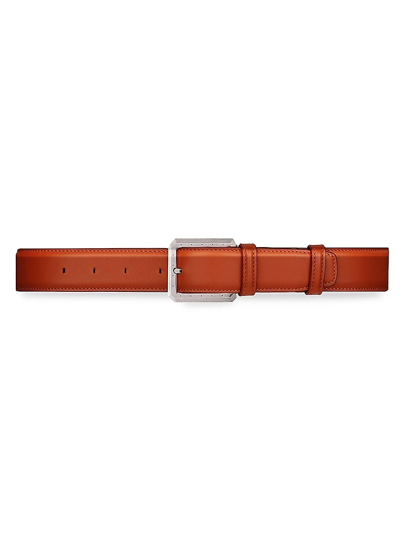 Handmade Antique Italian Calfskin Leather Belt