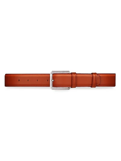 Handmade Antique Italian Calfskin Leather Belt