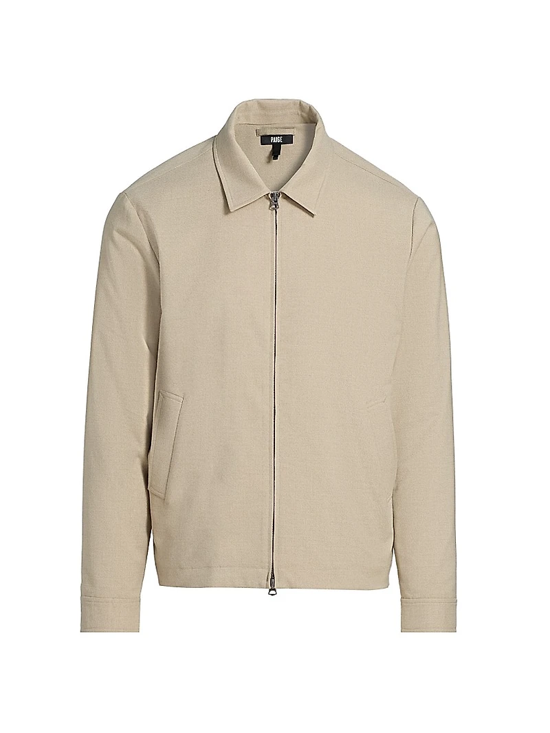 Harten Stretch-Twill Zip-Up Jacket