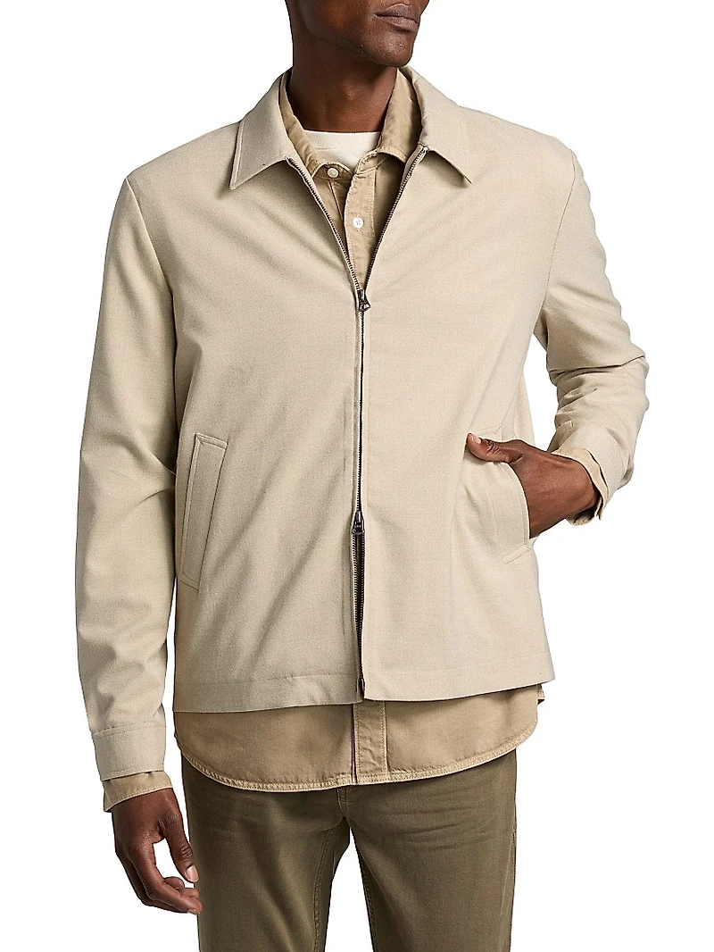 Harten Stretch-Twill Zip-Up Jacket
