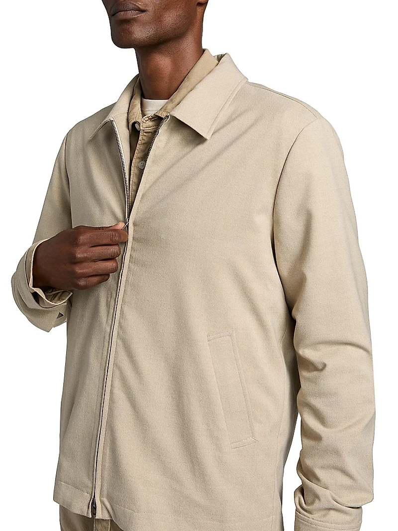 Harten Stretch-Twill Zip-Up Jacket