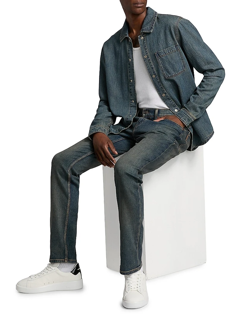 Federal Slim-Fit Straight-Leg Jeans