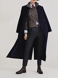 Cotton End on Shirt with Shiny Collar Detail