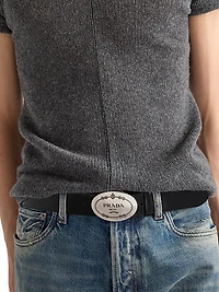 Brushed Leather Belt