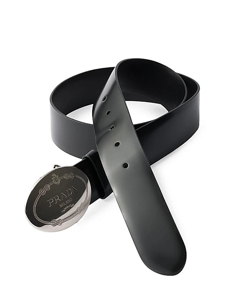 Brushed Leather Belt