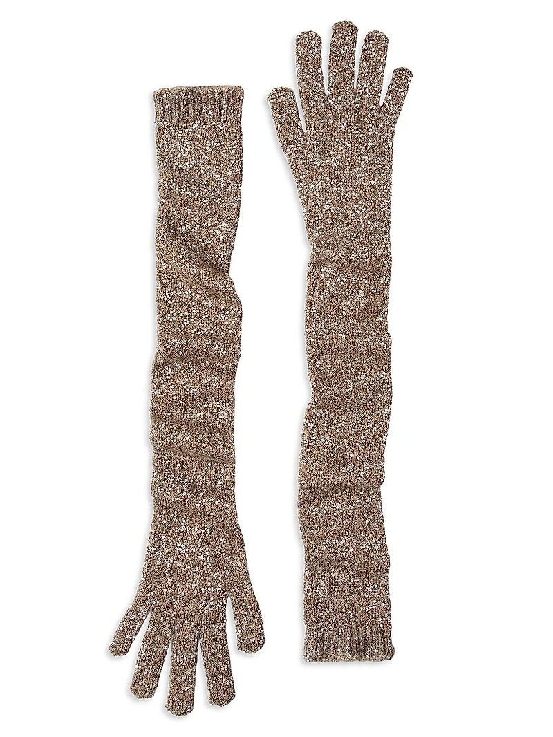 Dazzling Knit Gloves