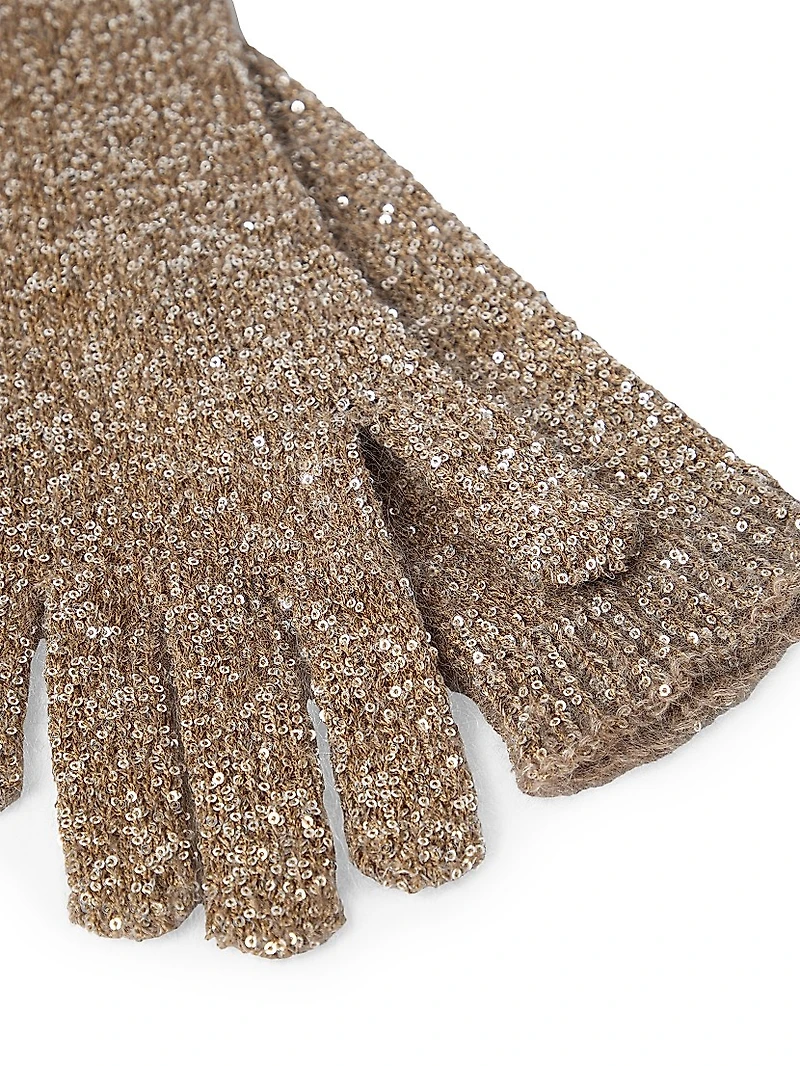 Dazzling Knit Gloves