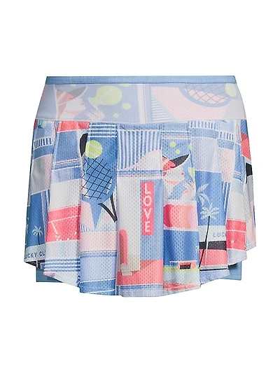 Linen Noveau Intuition Mini Skort