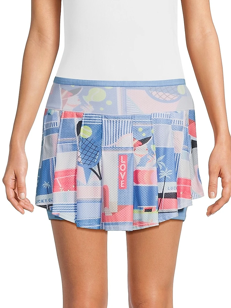 Linen Noveau Intuition Mini Skort