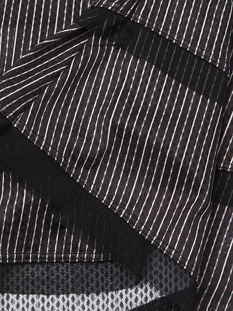 Stripe It Up High-Waist Pinstripe Skort