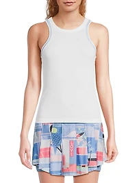 Linen Noveau Streak Tank Top