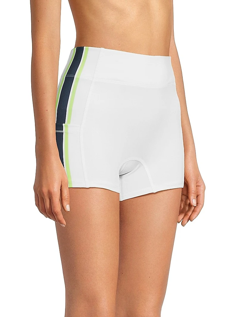 Fast Motion Long-Sleeve Minidress