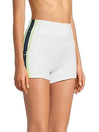 Fast Motion Long-Sleeve Minidress