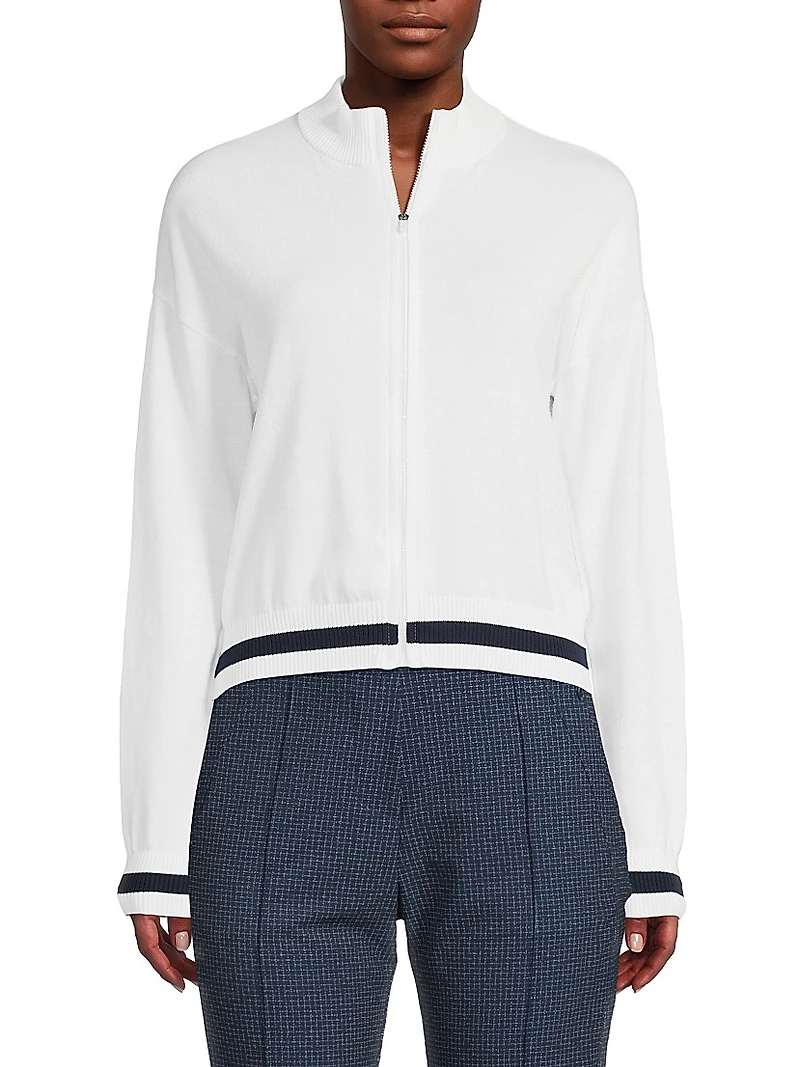 Rally Mock Turtleneck Cardigan