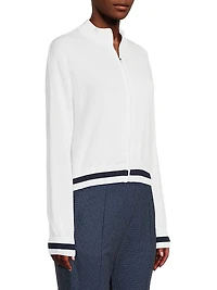 Rally Mock Turtleneck Cardigan